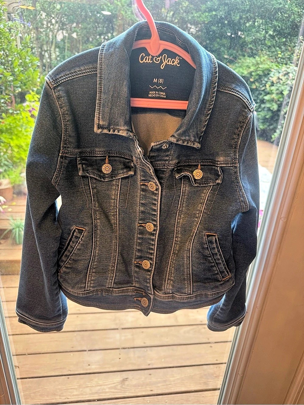 Cat & Jack Girls Denim Jacket Medium 8